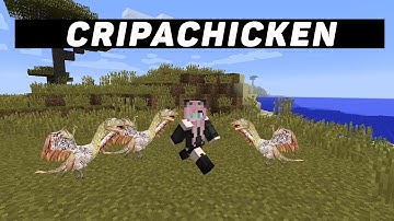 Creeper Chickens mod tutorial. Guide. Exploding chickens! (Minecraft java)