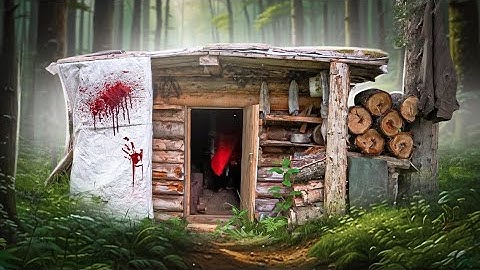 НАШЕЛ УЖАСНЫЙ ДОМ В ЛЕСУ, УКРЫЛСЯ ОТ ГРОЗЫ, ПРОВЁЛ НОЧЬ В ТАЙГЕ