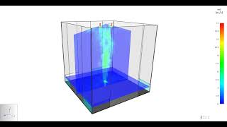 Atrium Smoke Simulation using Fire Dynamic Simulation - PyroSim.