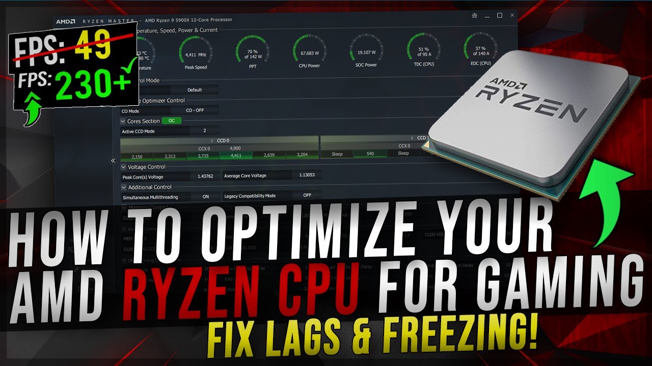 Finde på Tutor gået vanvittigt How To OPTIMIZE your RYZEN CPU For Gaming & Performance in 2022! - YouTube