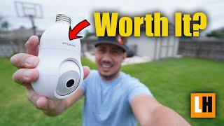 Light Bulb Security Cameras Worth It? LaView L2 Camera Review screenshot 3