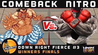 DRF #3 | ComeBack (E.Honda) vs OmegaNITRO (Ryu) - Winners Finals
