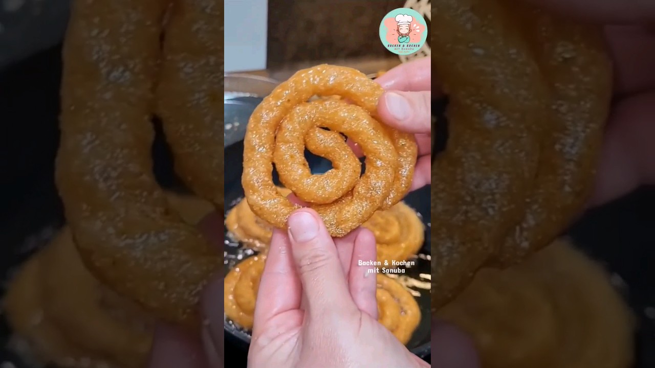 Halka tatli Rezept Tulumba ohne Ei / türkische Spritzringe türkisches ...