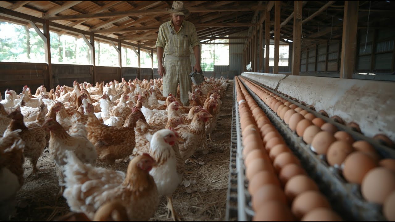 The process of raising native chickens from young to adulthood - Chicken Farm - Chicken Farm.