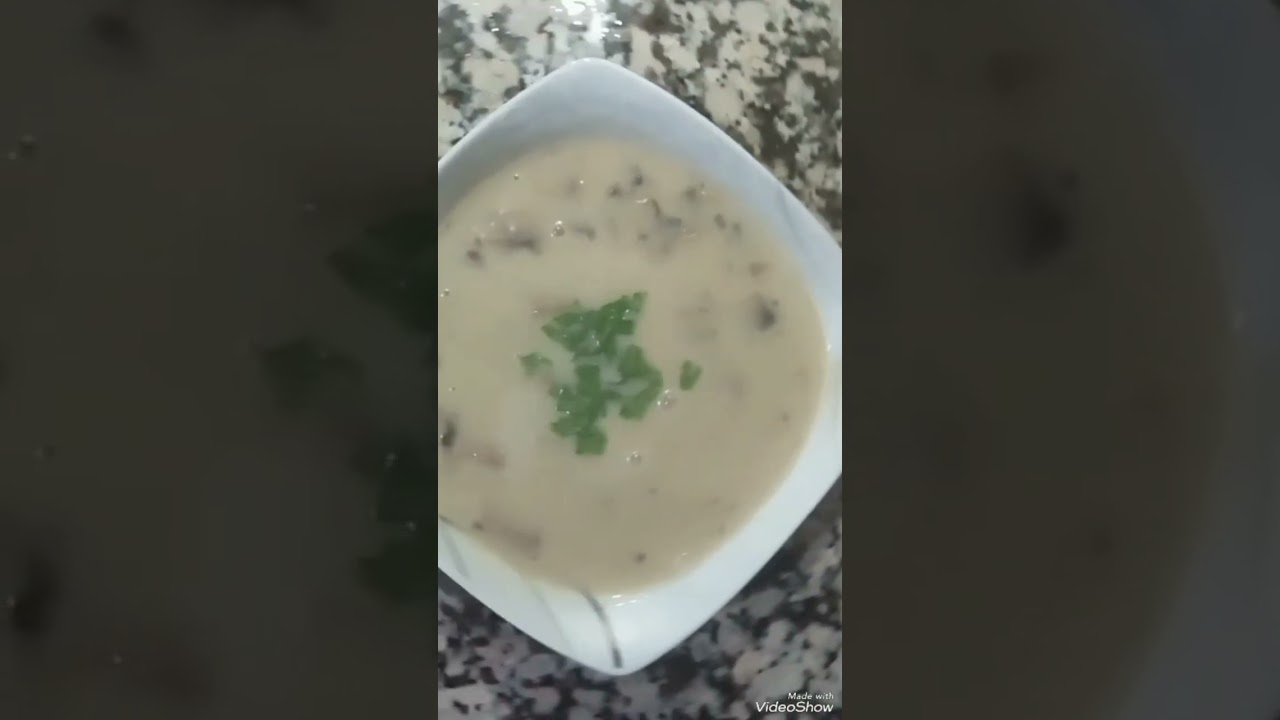 Tam kıvamında kremalı mantar çorbası ????????#cooking #yemek #yemektarifi #food