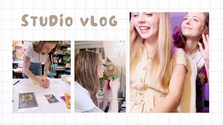 Studio Vlog | Kittens First Birthday, Packaging Orders & Streaming With My Sister!
