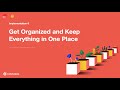 Implementation Ch. 6: Get Organized and Keep Everything in One Place With Projects