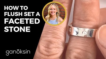 How To Flush Set A Faceted Stone [PREVIEW VIDEO]