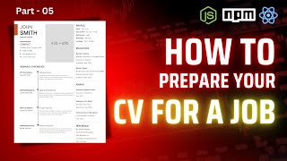 How to create a resume - Part 05 | Tutorial in Tamil | Tamil Programmer