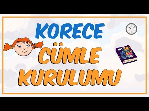 Video: Korece bir cümle nasıl yazılır?