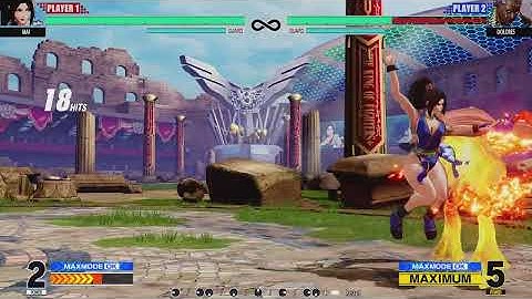 THE KING OF FIGHTERS XV_20230323231810 Mai shiranui Stun Combo KOF15 KOFXV