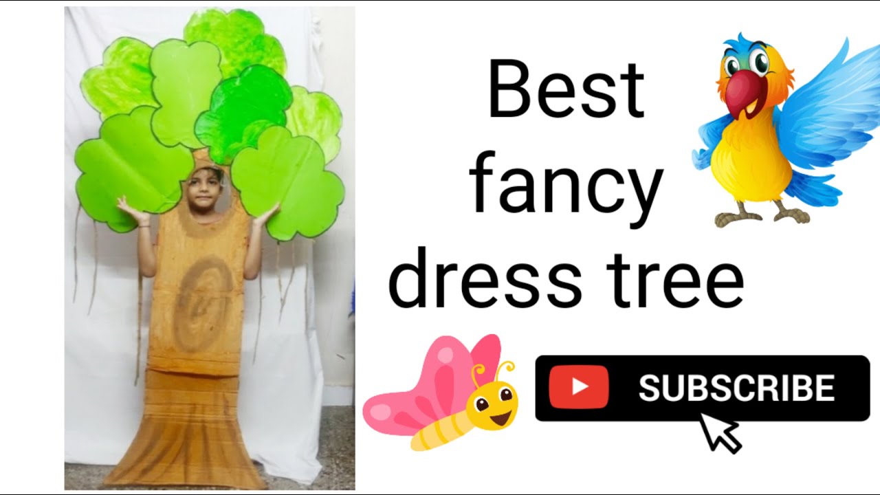 How to make tree out of cardboard/DIY Fancy dress banyan tree/Fancy ...