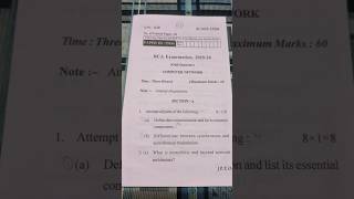 computer network third semester BCA DS-AI BBD University