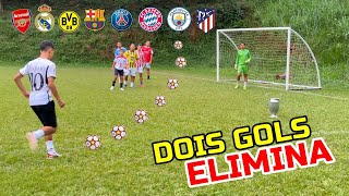 FAÇA O GOL PARA NÃO SER ELIMINADO! DESAFIO DO CRUZAMENTO NA ÁREA