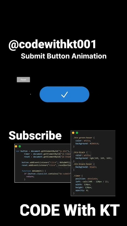 Submit button animation || coding in website development language # ...