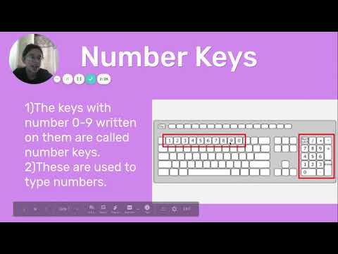 Gr1: Computer keyboard: Alphanumeric and arrow keys.