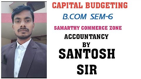 Capital budgeting. b.com sem 6 Gujarat University