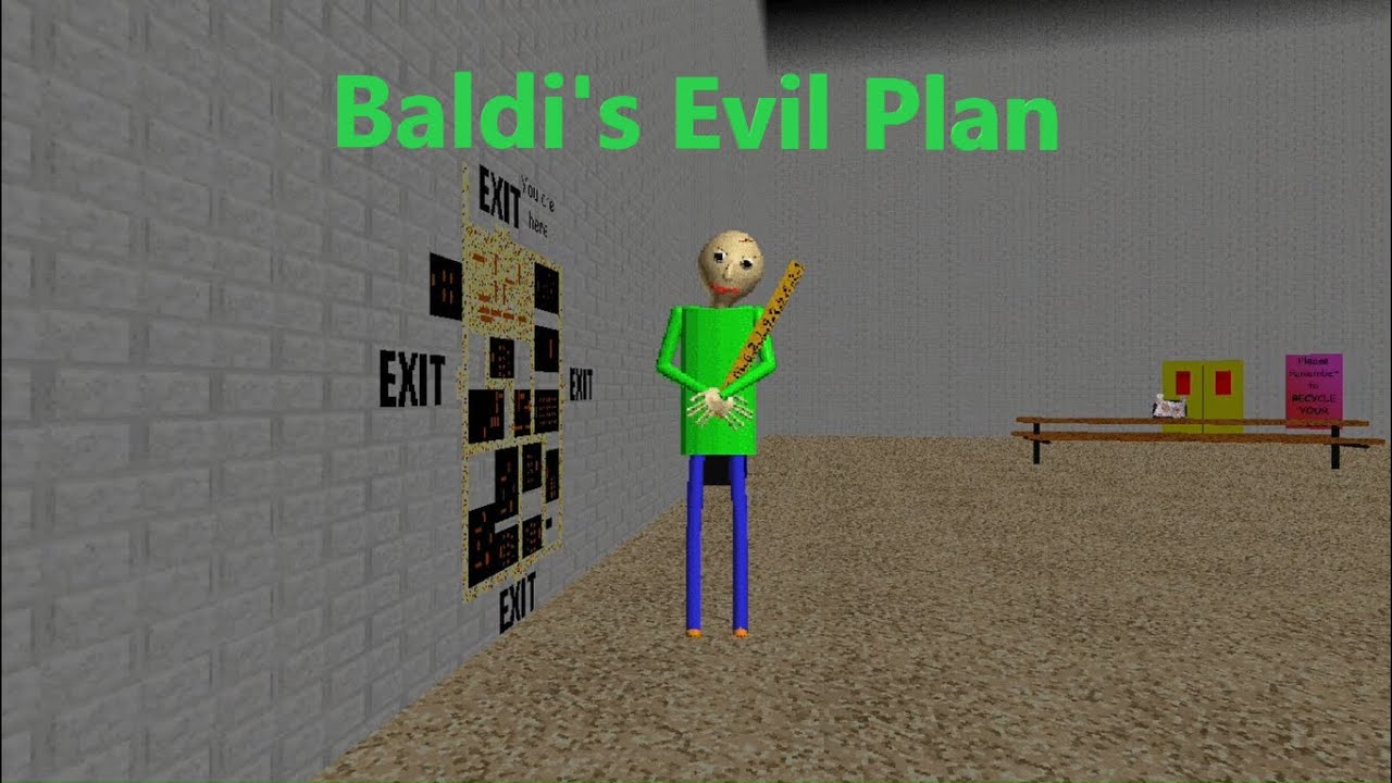 Baldi's evil plan (baldi's basics mod) - YouTube