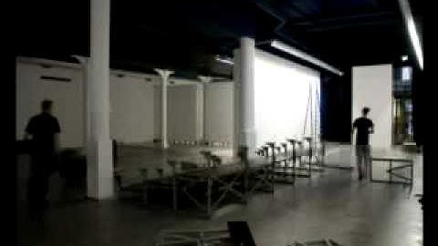 Building "Welfare state" an installation by Democracia (es)