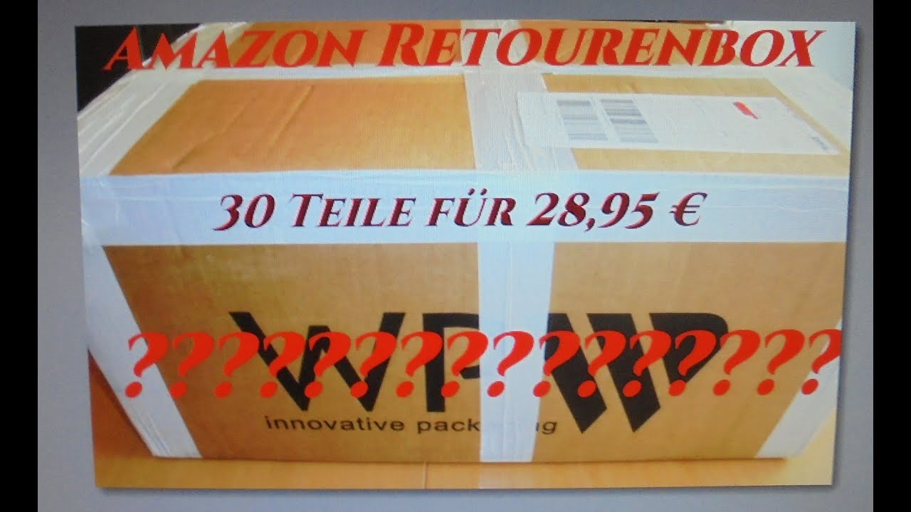 Whats in the Box?Überraschungsbox von AmazonAmazon Retouren Paket