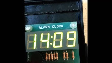 Zegar na Attiny2313 - Alarm-clock on Attiny2313