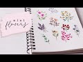 Mini Watercolor Flowers | Painting For Beginners