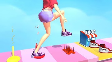 Tippy Toe Relaxing and Very Satisfying 😍👠🌈 Gameplay Big Update All Level Gameplay Walkthrough