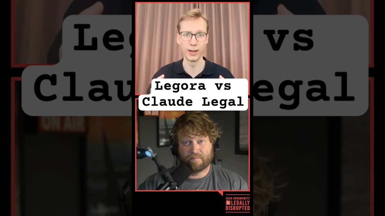 Legora vs. Claude Legal #harvey #legora #legaltech #AI #ailawyer #lawfirm #biglaw #claudecowork #GPT