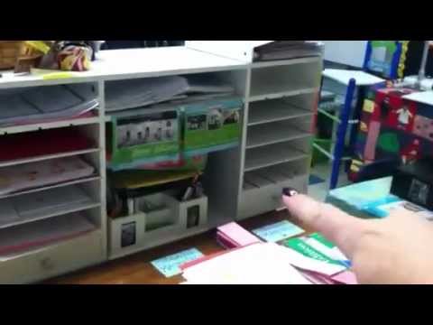 Teacher Desk Organization Youtube