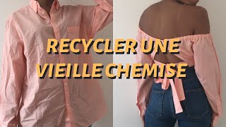 RECYCLING | UPCYCLING | Chemise homme en crop top