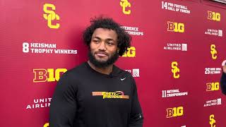 USC LB Easton Mascarenas-Arnold talks Las Vegas Bowl prep