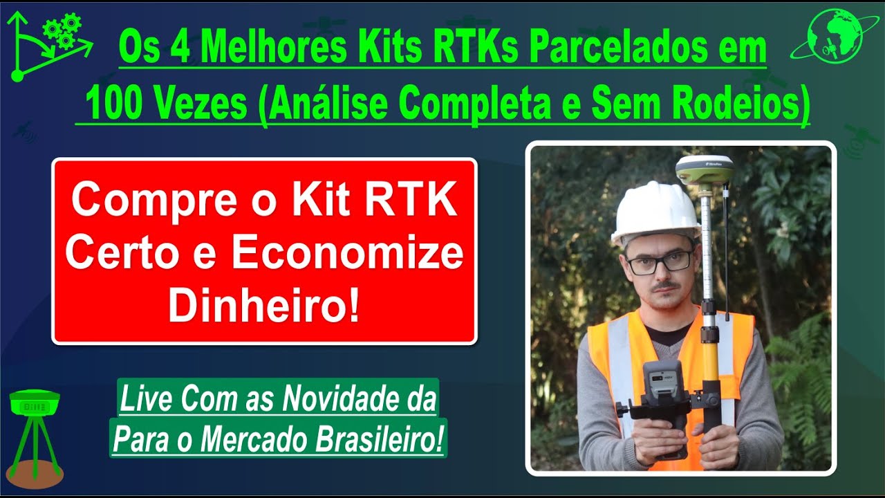 COMPARAÇÃO | Os 4 Melhores Kits RTKs Parcelados em 100 Vezes Para 2026?