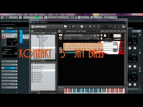 Scarbee Jay Bass, NI Kontakt 5, Cubase Elements 8,