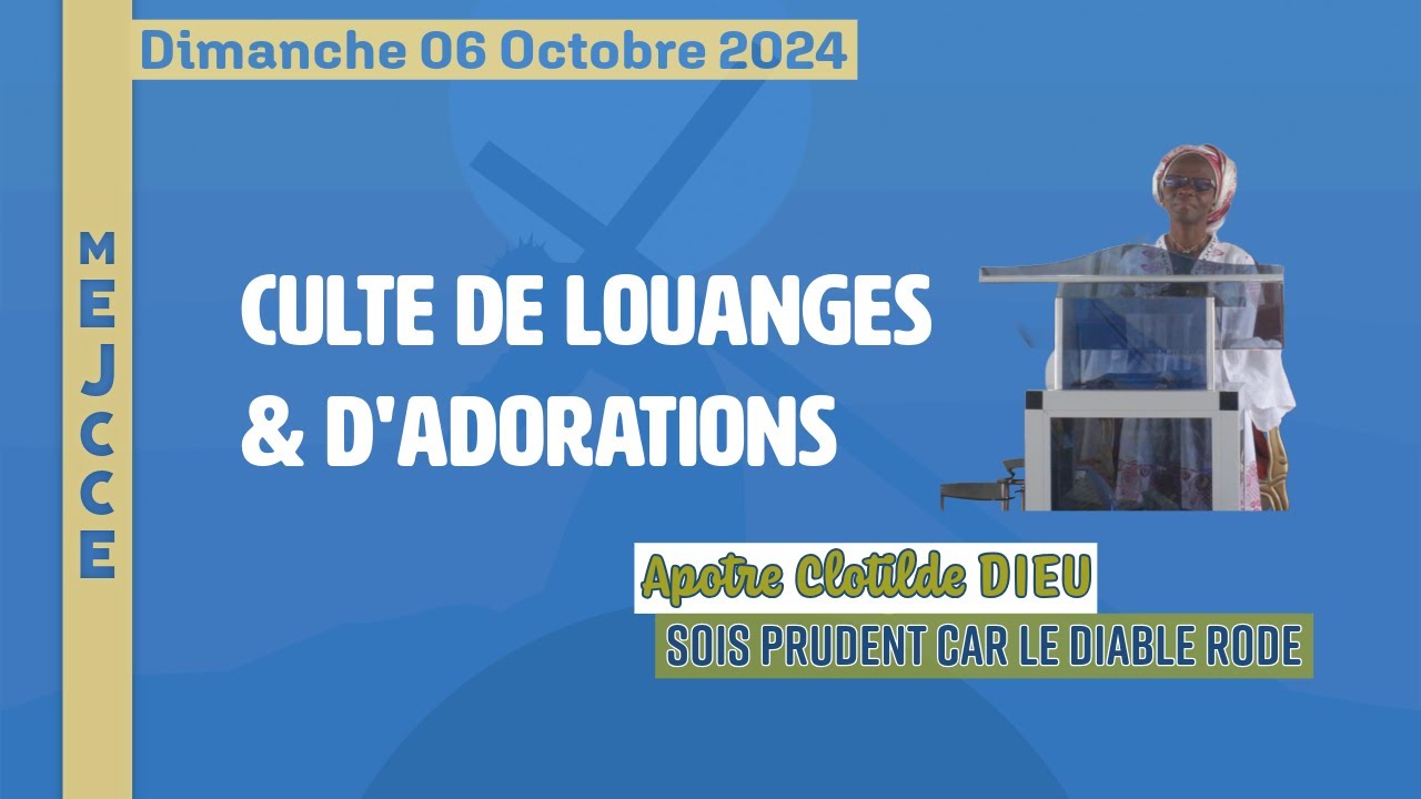 SOIS PRUDENT CAR LE DIABLE RODE - APOTRE CLOTILDE DIEU - YouTube