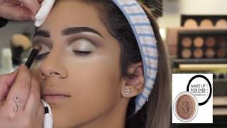 مكياج الكت كريس مع خبيرة التجميل سونا   / makeupbysouna #cutcrease