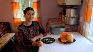 This dish is cooking only in the Carpathian Mountains! Meat in beet leaves