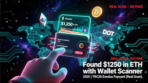 Found $1250 in ETH with Wallet Scanner 2025 | TRC20 Exodus Payout (Real Scan)