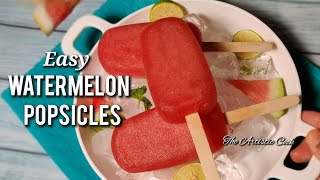 Watermelon Popsicles | Instant Healthy Fruit Popsicles | EASY Ice Pops Summer Special