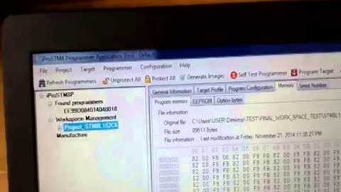 STM8 Programmer Tool: SWIM In-circuit programming