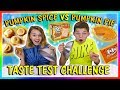 PUMPKIN SPICE VS PUMPKIN PIE | Loser gets pie in the face | We Are The Davises