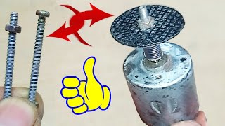 How To Make A DIY Mini Drill Head From  bolt