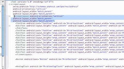 Android Application Development   35   XML ScrollView and AnalogClock