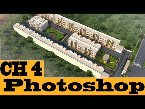 d Max Architecture  Render To Photoshop Post Editing Tutorial (hindi): Chapter 