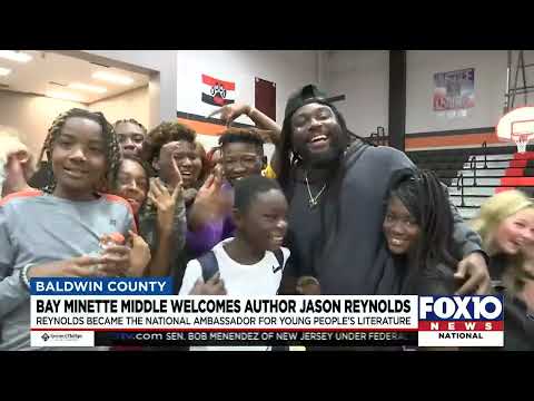 Renowned author and national ambassador visits Bay Minette Middle School