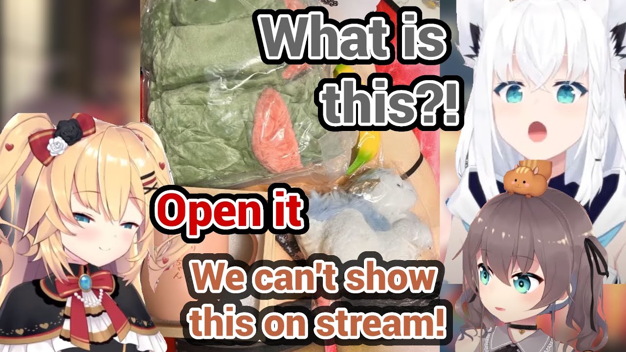 Fubuki got Haachama's Mystery Bag and It Full of Crazy YABAI Things!!! with Matsuri Akirose Mel