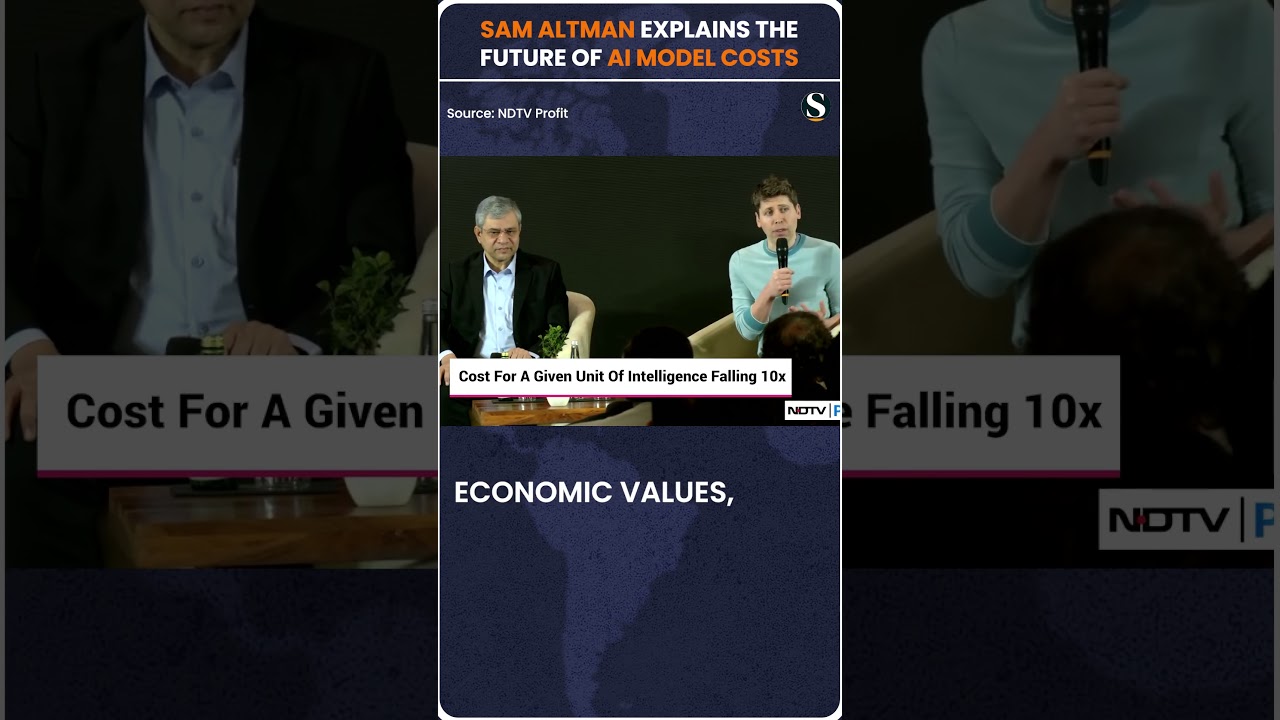 "Will AI Training Costs Decrease? OpenAI CEO Sam Altman Answers"