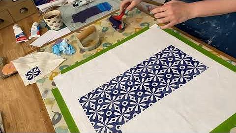 Repeat Pattern - Fabric Pattern Time-lapse with Susan Yeates