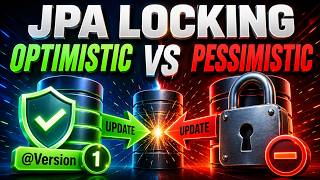 JPA Locking Explained - Optimistic vs Pessimistic Locking, @Version, LockModeType