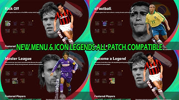 NEW MENU & ICONS LEGENDS || ALL PATCH COMPATIBLE || SIDER & CPK VERSION || REVIEW GAMEPLAY