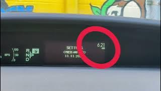 How to Set Time on Toyota Prius 2013